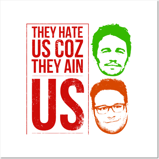 They hate us coz they ain us Wall Art by throwback